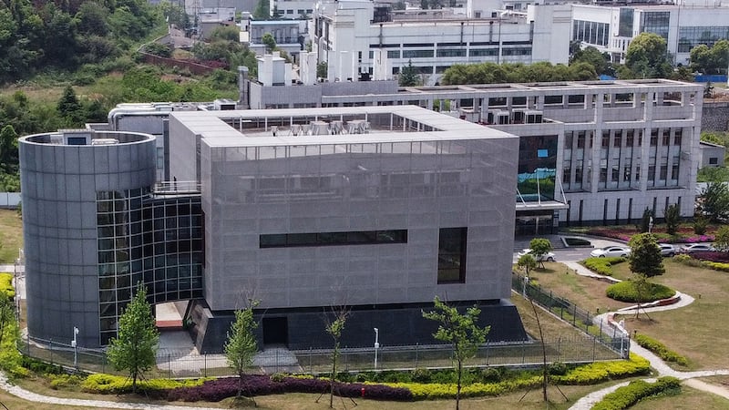 图为武汉P4实验室。（法新社）